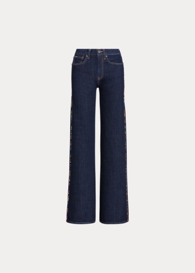 Polo Ralph Lauren Ulta Stretch Wide-Leg Jeans Dame Danmark (GKBMD9085)